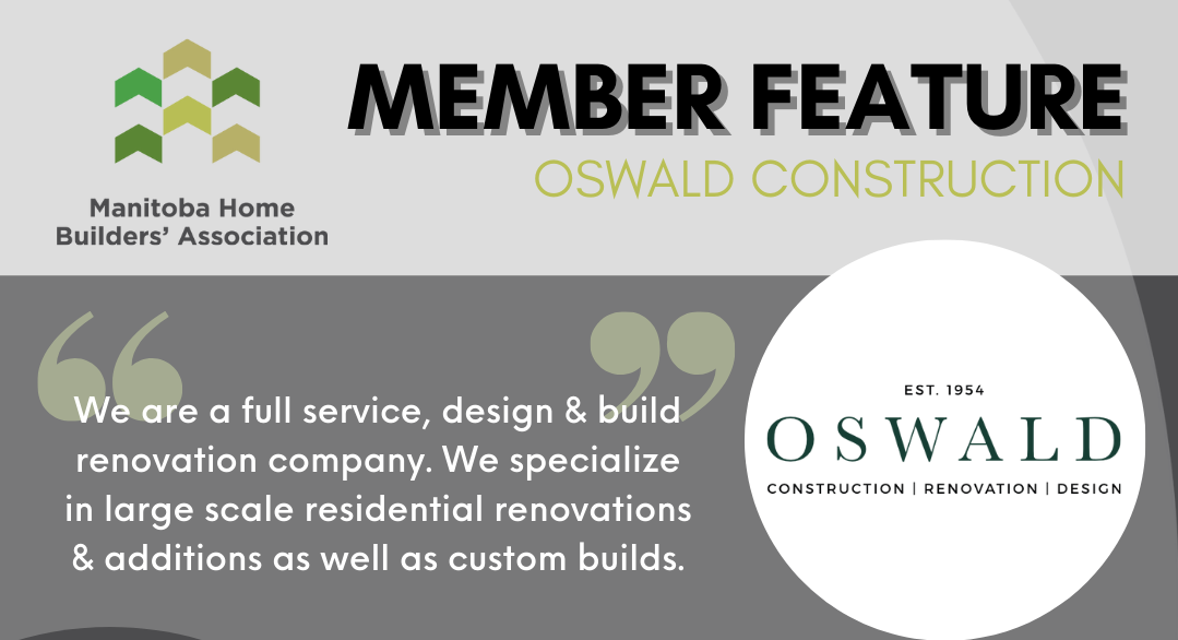 MHBA Monthly Member Profile: January (Oswald Construction)