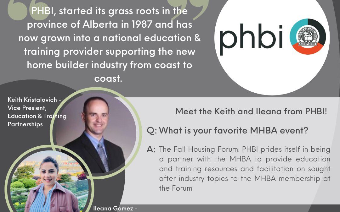 MHBA Monthly Member Profile: October (Professional Home Builders Institute)